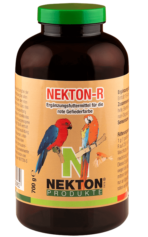 NEKTON R 700g Suplemento alimenticio con pigmentante rojo para Pájaros