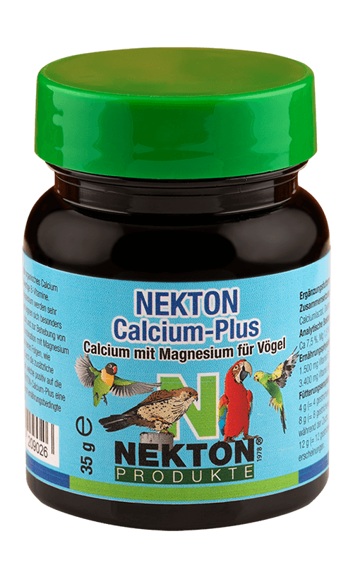 NEKTON Calcium-Plus 35g Suplemento de Calcio para Pájaros