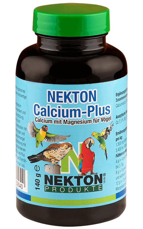 NEKTON Calcium-Plus 140g Suplemento de Calcio para Pájaros