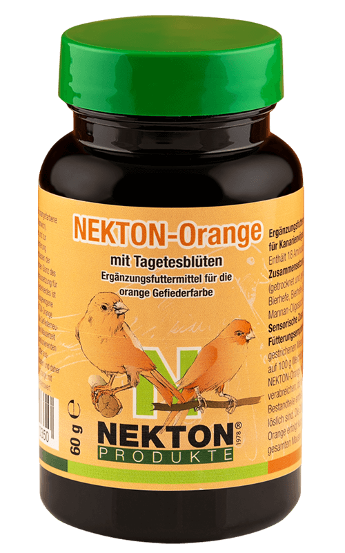 NEKTON-Orange 60g Suplemento alimenticio para Pájaros Pigmentante naranja para aves