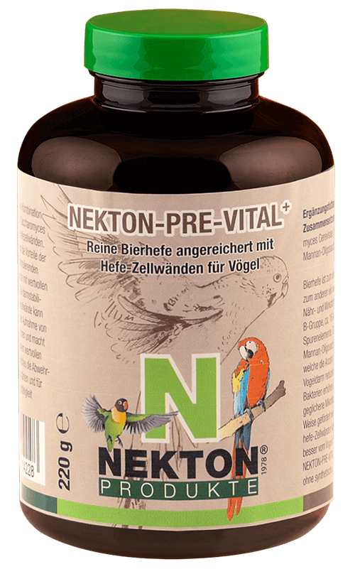 NEKTON PRE-VITAL+ 220g Levadura de cerveza para Pájaros