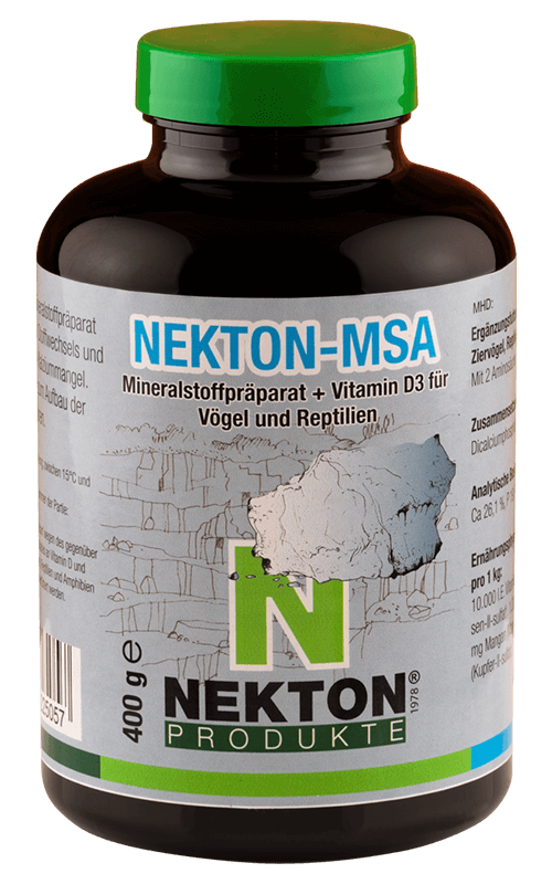 NEKTON-MSA 400g Preparado mineral para aves y reptiles