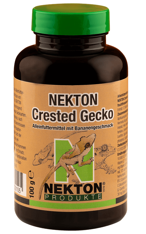 NEKTON Crested Gecko with Banana 100g Comida para Geckos Crestados