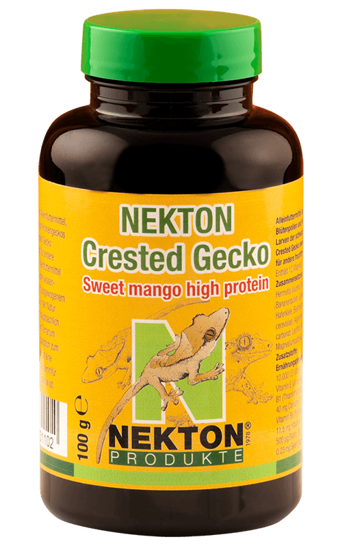 NEKTON Crested Gecko sweet Mango high protein 100g Comida para Geckos Crestados