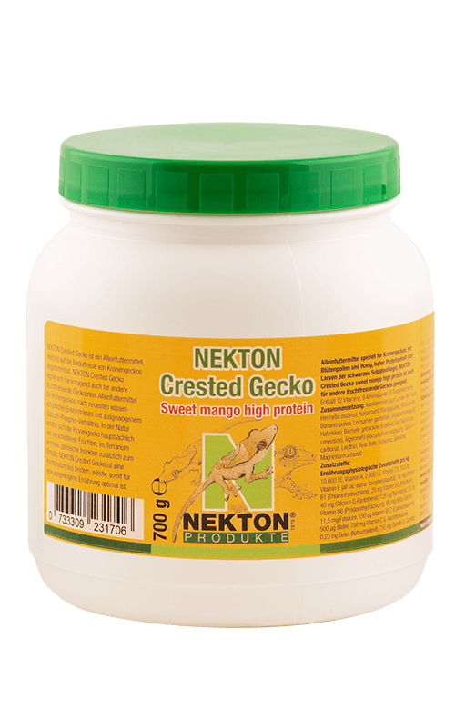NEKTON Crested Gecko sweet Mango high protein 700g Comida para Geckos Crestados