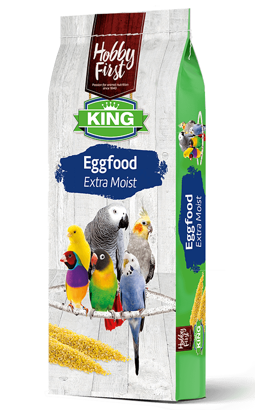 HOBBYFIRST KING Pasta de Huevo para Pájaros 10 Kg Extra húmeda