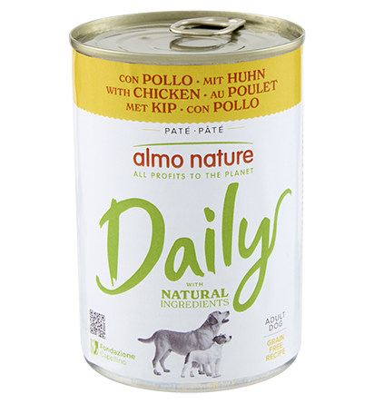 5+1 ALMO NATURE DAILY DOG con Pollo 400 g PACK AHORRO