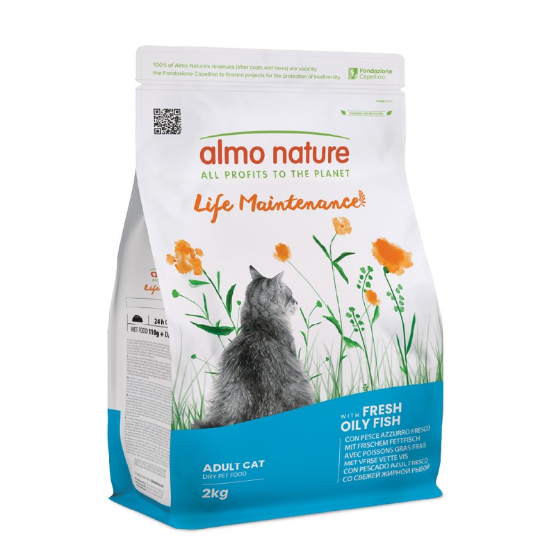 ALMO NATURE CAT Life Maintenance con Pescado azul fresco 2 Kg Pienso para Gatos