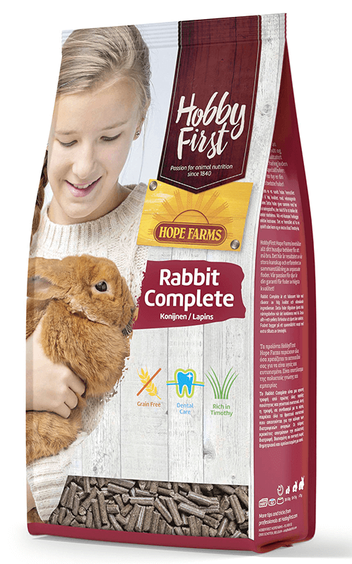 HOBBYFIRST HOPE FARMS Pienso sin cereales para Conejos 1,5 kg