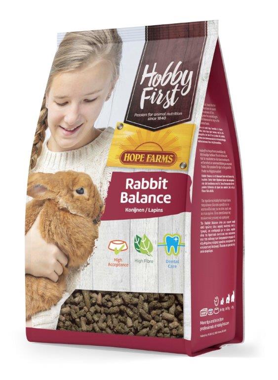 HobbyFirst HOPE FARMS Rabbit Balance 1,5 kg Pienso para Conejos