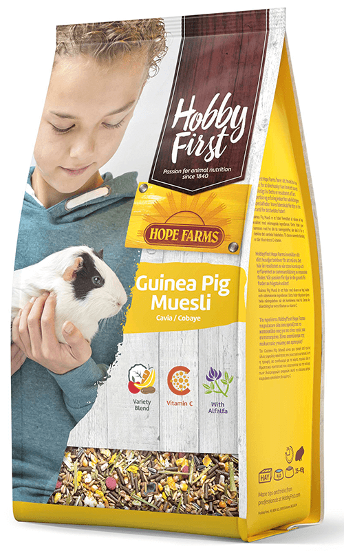 HOBBYFIRST HOPE FARMS Muesli para Cobayas 2,5 kg Comida para Cobayas