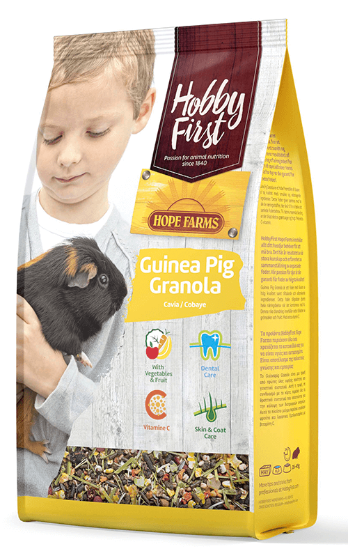 HobbyFirst HOPE FARMS Guinea Pig Granola 800g Mixtura para Cobayas