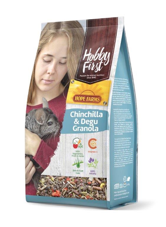 HobbyFirst HOPE FARMS Chinchilla & Degús Granola 2 kg