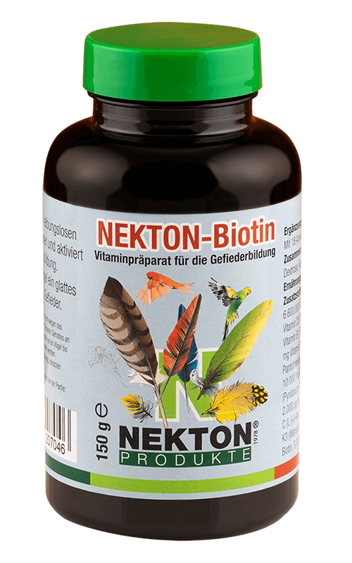 NEKTON Biotin 150g Preparado multivitamínico especial para el desarrollo del plumaje en aves