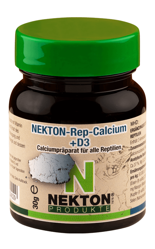 NEKTON - Rep-Calcium -D3 30g Preparado de calcio para reptiles