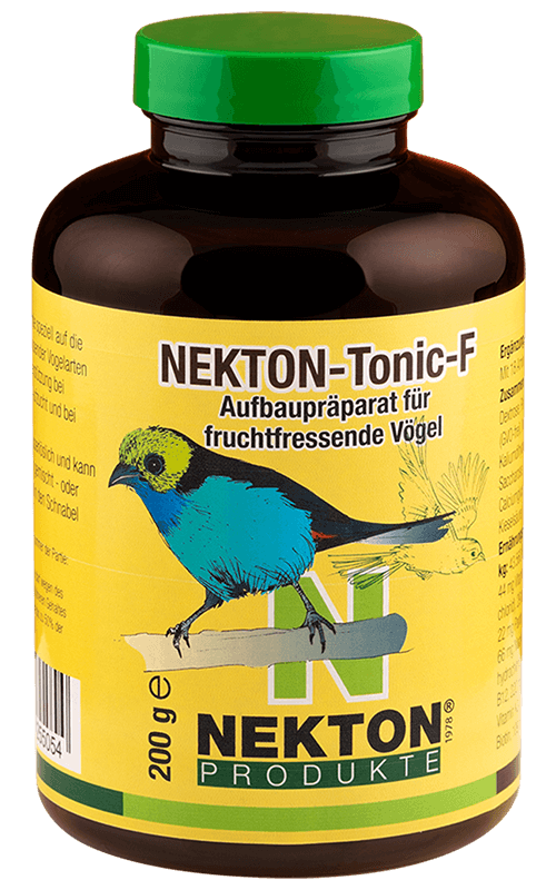 NEKTON TONIC-F 200g Suplemento alimenticio para Pájaros frugívoros