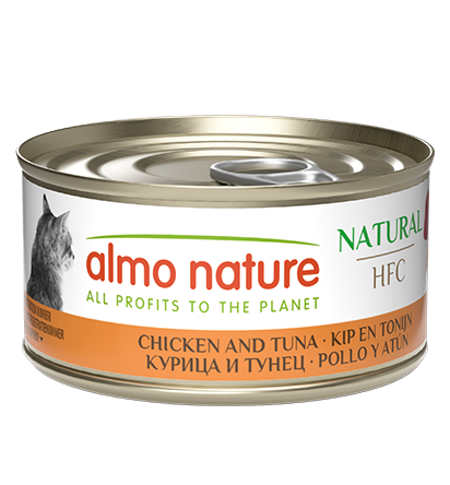 PACK 5+1 ALMO NATURE HFC CAT Natural Pollo y Atún 70 g