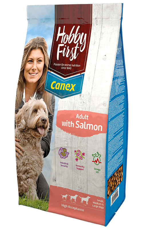 HobbyFirst Canex Pienso para Perros con Salmón 3 kg