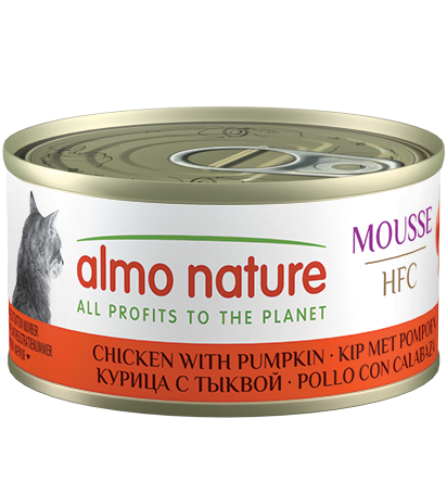 ALMO NATURE HFC CAT Mousse Pollo con Calabaza 70 g