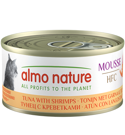 ALMO NATURE HFC CAT Mousse Atún con Langostinos 70 g