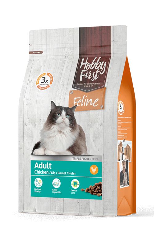 HobbyFirst Feline Pienso para Gatos con Pollo 4,5 kg