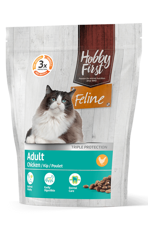 HobbyFirst Feline Pienso para Gatos con Pollo 800g