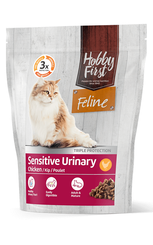 HobbyFirst Feline Pienso para Gatos de Control Urinario 800g Comida para Gatos