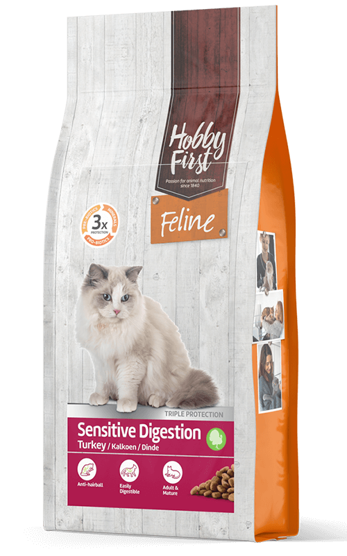 HobbyFirst Feline Pienso para Gatos de Fácil Digestión 1,5 kg