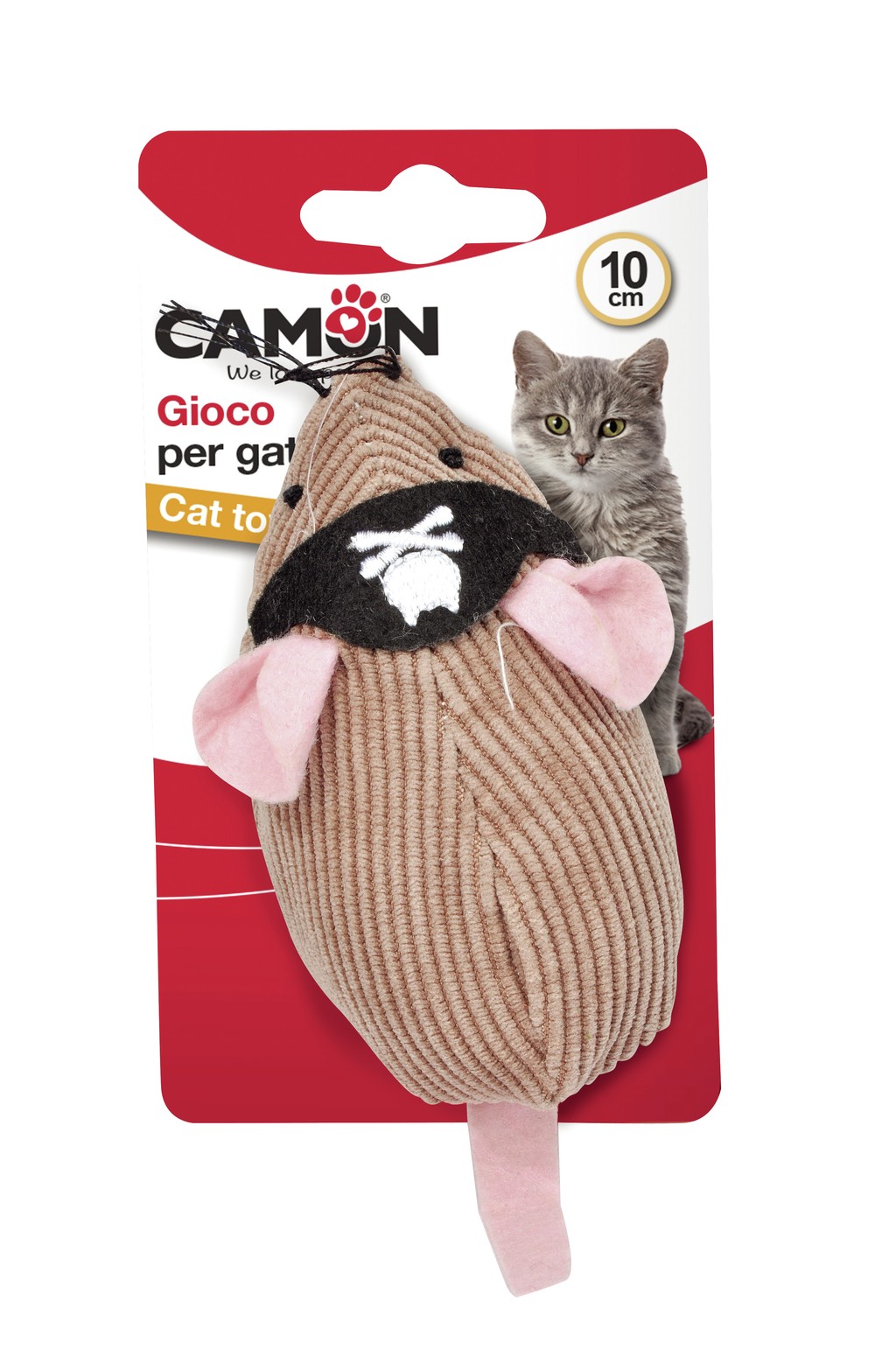 CAMON Ratón Pirata Juguete para Gatos 