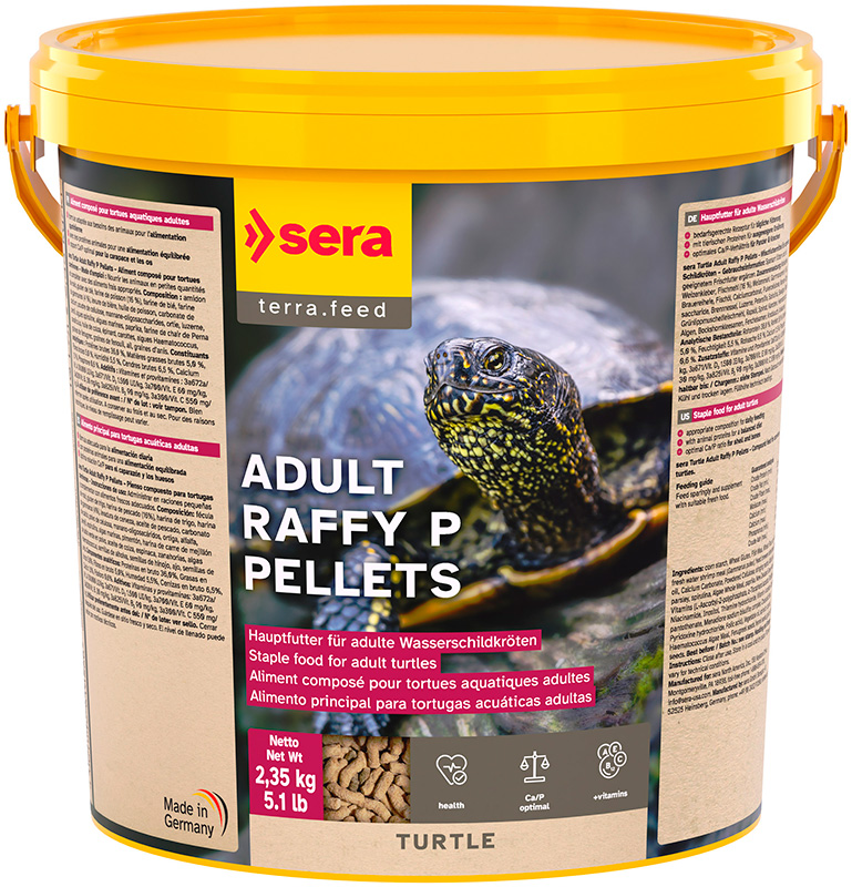 SERA Raffy P Pellets 10L (2,35 kg) Comida para Tortugas acuáticas