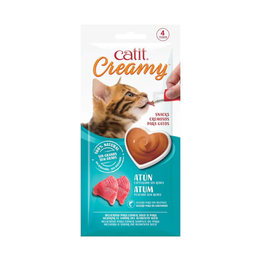 Catit Creamy Atún 4 x 10 g
