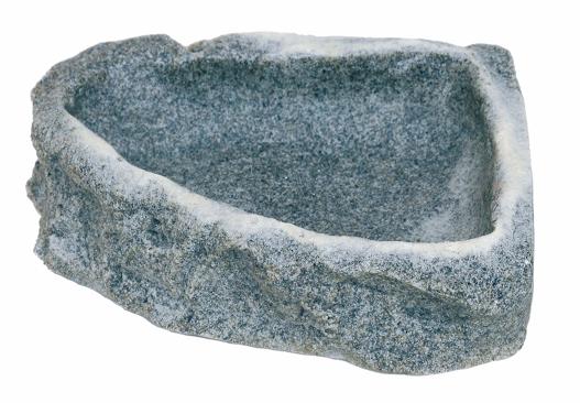 Cuenco-esquina mediano en roca Sand Stone 500ml 16,5x16,5x4cm