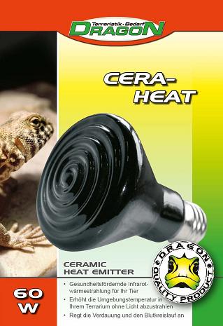 DRAGON Bombilla cerámica de calor 60 w Lámpara cerámica para Reptiles
