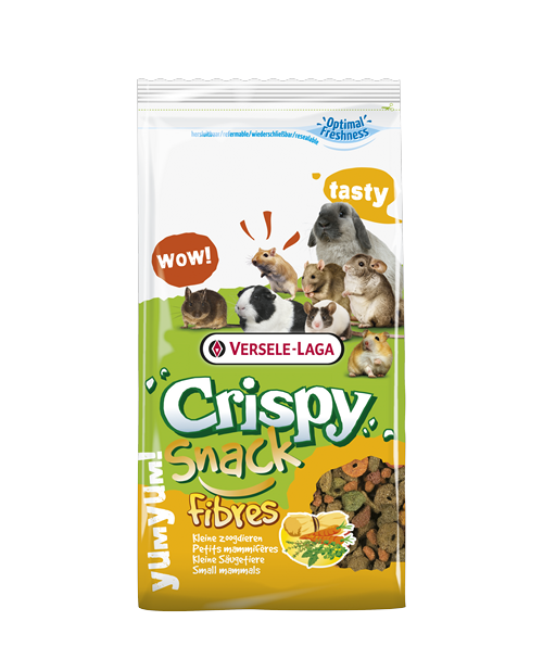 Crispy Snack Fibras 650 g Snack para Conejos y Roedores