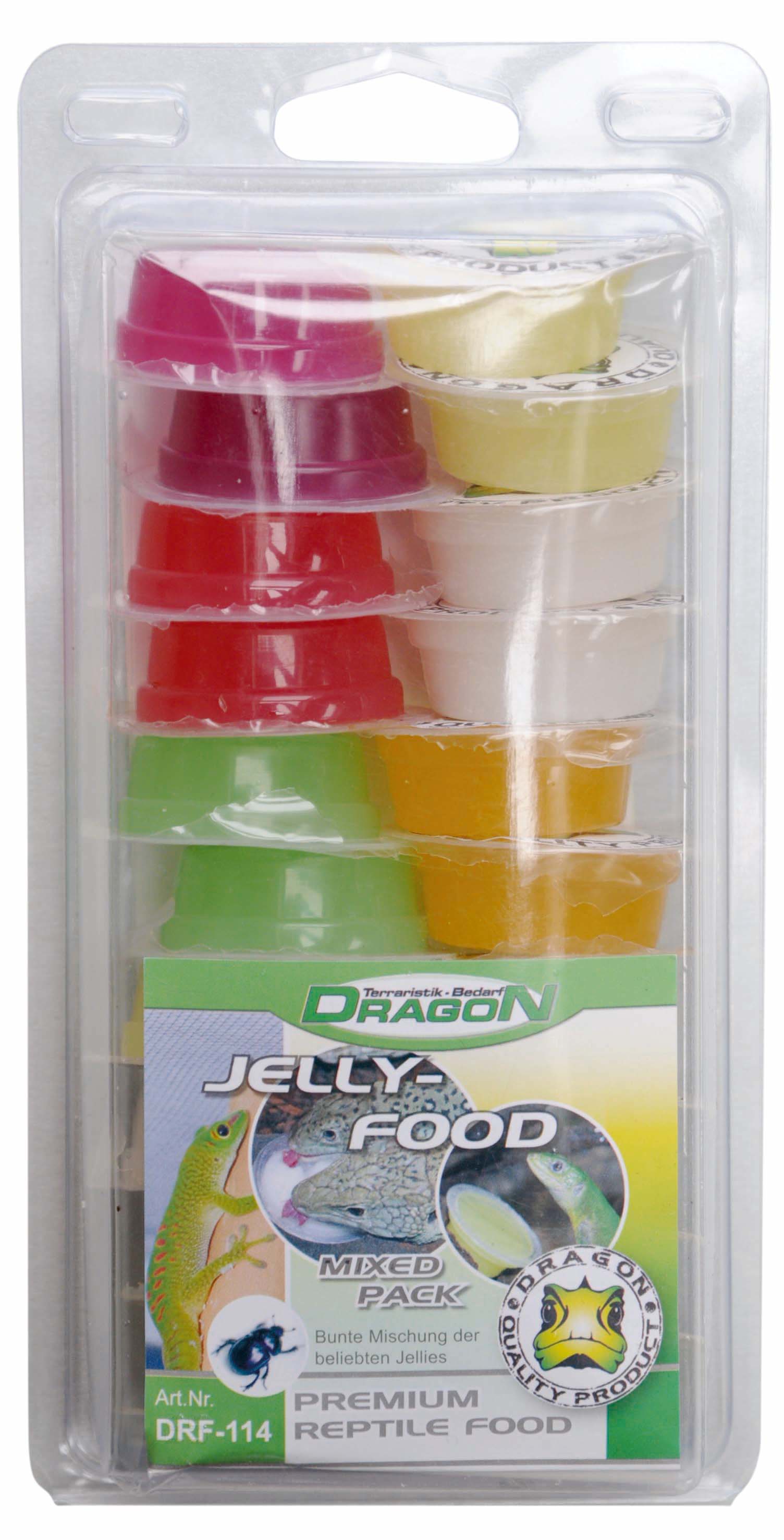 DRAGON Jelly-Food Gelatinas para Reptiles Pack sabores