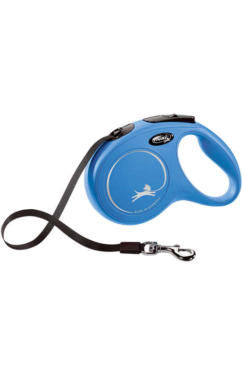 Flexi New Classic cinta XS Azul Correa extensible para Perros