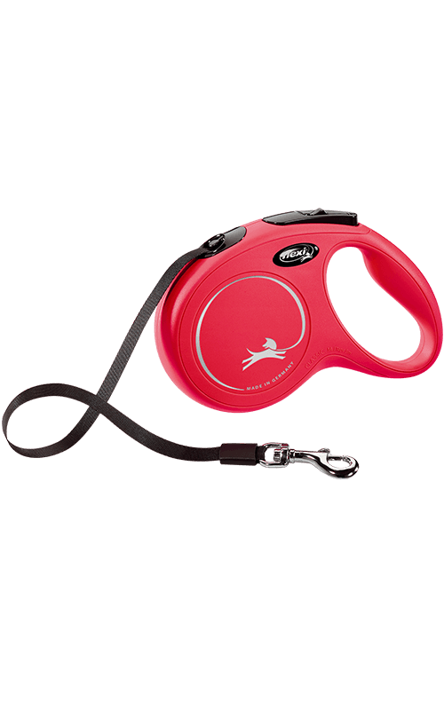 Flexi New Classic cinta XS Roja Correa extensible para Perros