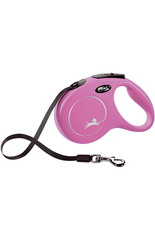 Flexi New Classic cinta XS Rosa Correa extensible para Perros