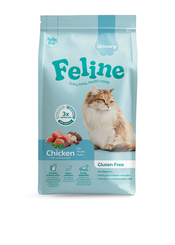 FELINE Pienso para Gatos Control Urinario 1,5 kg de Pollo