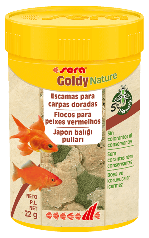 SERA Goldy Nature 100ml Alimento para Peces de agua fría