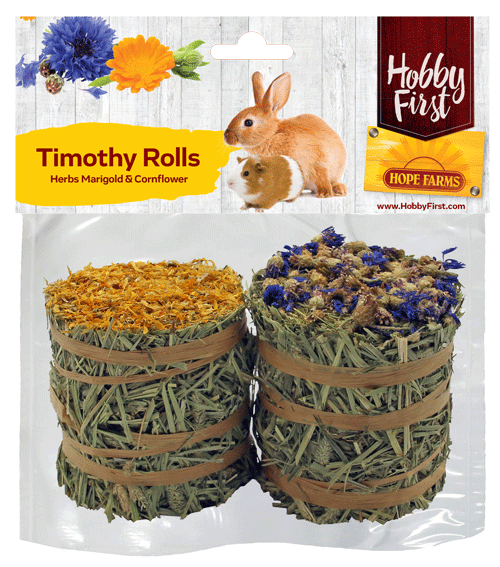 HOBBYFIRST HOPE FARMS Rollo Heno Timothy con Flores 200g