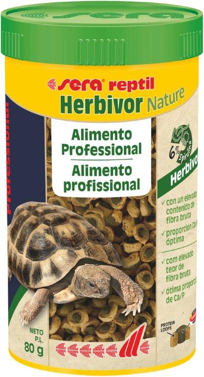 SERA Reptil Herbivor Nature 250ml Comida para Tortugas terrestres