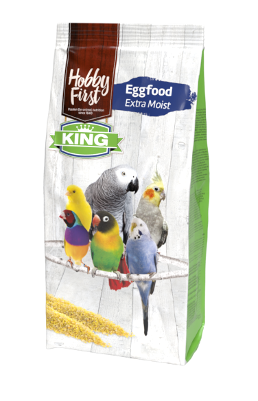 HOBBYFIRST KING Pasta de Huevo para Pájaros 400g Extra húmeda