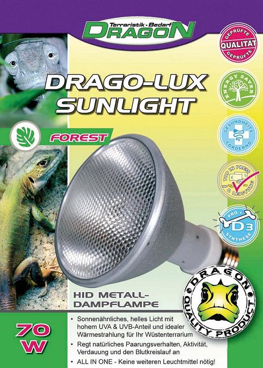 DRAGON Lámpara HID para Reptiles 70 W FOREST