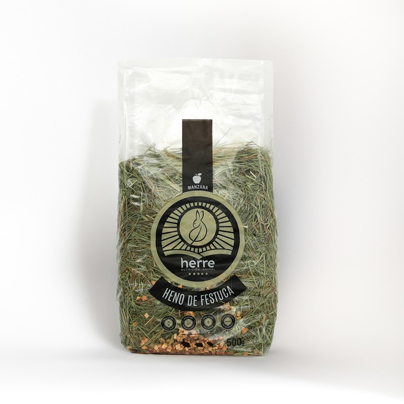 HERRE Heno de Festuca con Manzana 500 g