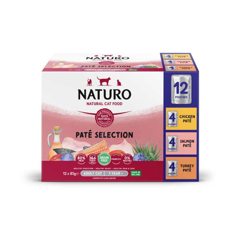 NATURO Multipack Paté para Gatos 12 x 85g