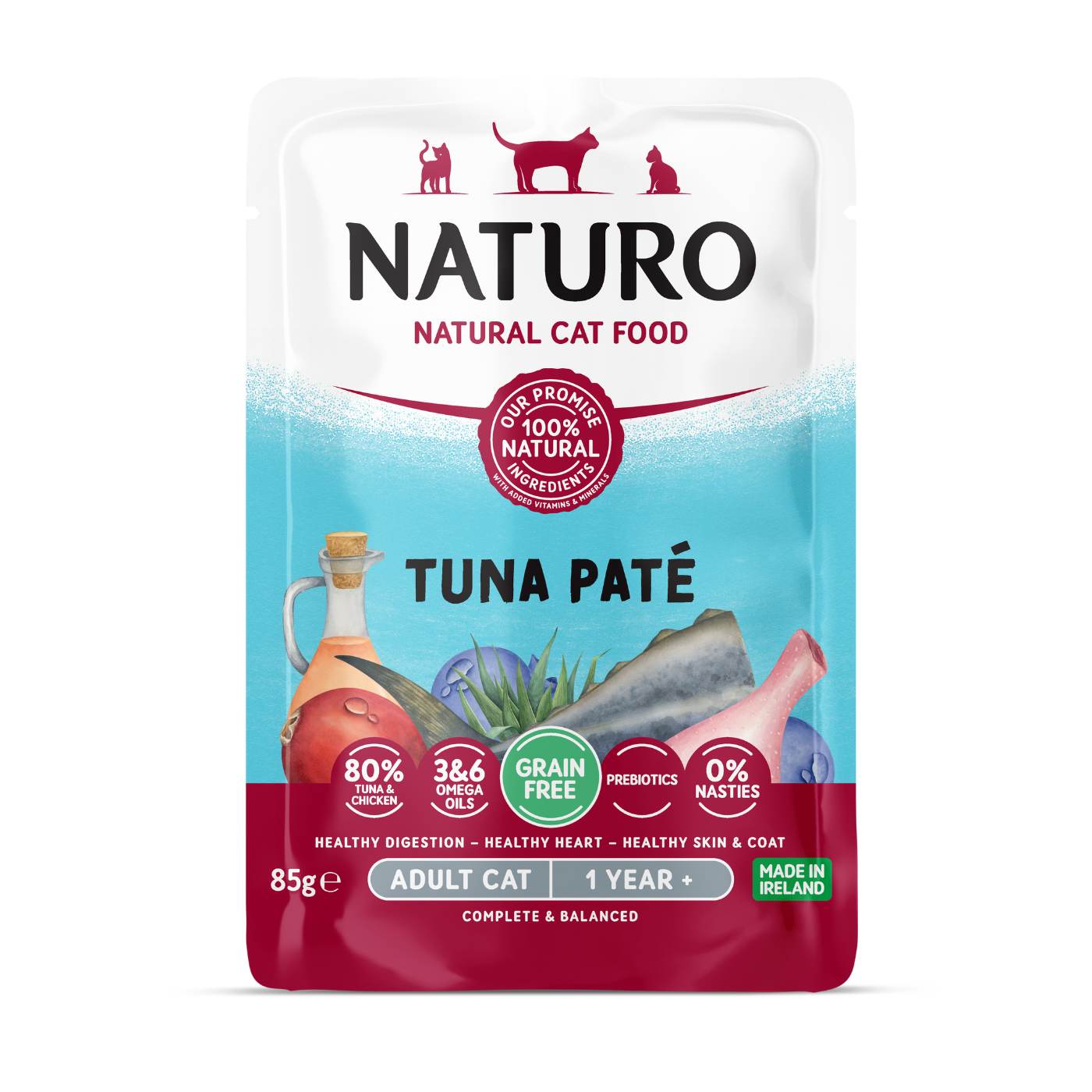 NATURO Paté de Atún para Gatos 85g