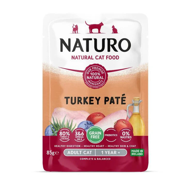 NATURO Paté de Pavo para Gatos 85g