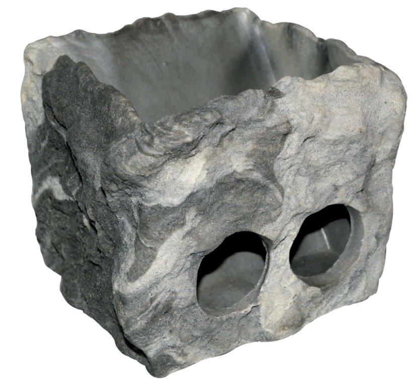 Comedero en roca para Tortugas Granite Rock 20x17x15 cm