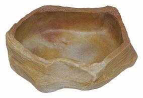 Cuenco llano grande en roca Sand Stone 1250 ml - 30x28x5 cm